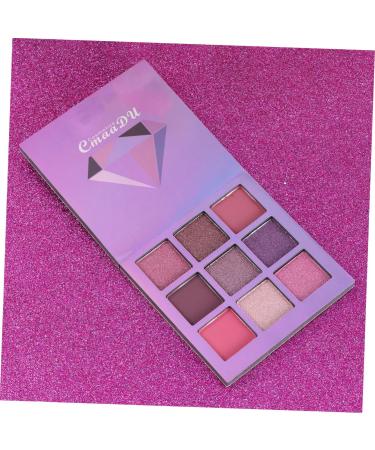 FRCOLOR 2pcs 9 Mattes Glitter Eyeshadow Palette - Metallic Shimmer & Lasting Purple Sequins for Stunning Eye Looks | International Shipping Available - Buy Online on GoSupps.com