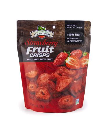 Brothers-All-Natural Fruit Crisps Strawberries 1 oz (28 g)