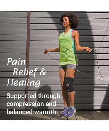 Actimove Sports Edition Knee Support - Open Patella Navy Small | Lightweight & Comfortable for Active Life | International Shipping Available - Buy Online on GoSupps.com