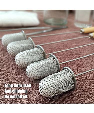 Premium Stainless Steel Cupping Stick Set - Fire-Tied Rods with Wooden Handle - Traditional Reusable Cupping Therapy 2 Pieces for Optimal Health - Buy Online on GoSupps.com