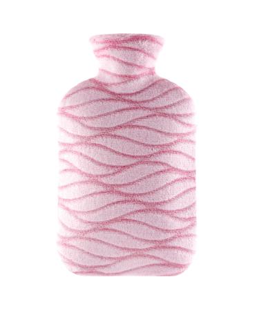 samply 2L Hot Water Bottle with Soft Cover - Hot Water Bag for Cosy Nights Pain Relief Back Neck and Shoulders Roseo 2L Roseo - Buy Online on GoSupps.com