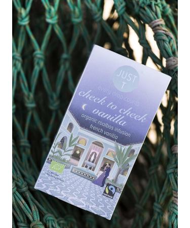 Just T Cheek to Cheek Vanilla Organic Rooibos Tea Bags - 20 Count - Buy Online on GoSupps.com