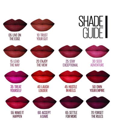 Maybelline SuperStay Ink Crayon Matte Lipstick - 55 Make it Happen - Long-Lasting Rood - 14g | International Shipping Available - Buy Online on GoSupps.com