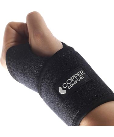 Lined Wrist Support Glove - Adjustable Pain Relief for Joints & Tendons | High Copper Content for Arthritis & Tendonitis - Free Size - Buy Online on GoSupps.com