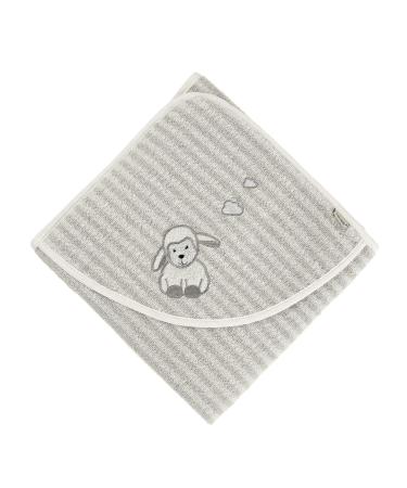 Sterntaler bath towel sheep Stanley age: from 0 months 100 x 100 cm grey bath towel 100x100 Stanley