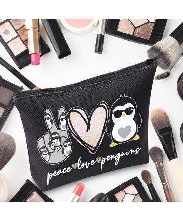 Buy WZMPA Penguin Motif Cosmetic Bag - Perfect Gift for Penguin Lovers | Makeup & Zipper Bag for Animal Lovers - Buy Online on GoSupps.com