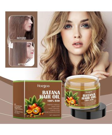 Raw Batana Oil Organic Natural Batana Oil for Hair Growth - 100% Pure Unrefined and Organic for Women & Men Prevent Hair Loss Promote Hair Thickness (120ml) - Buy Online on GoSupps.com