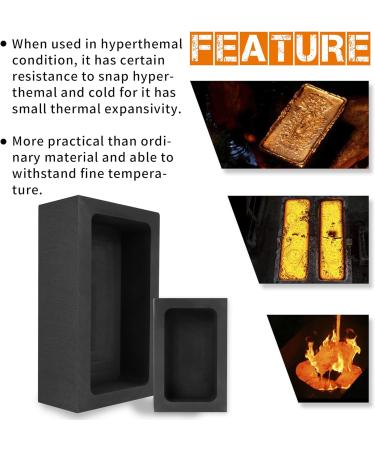 GanFindX 1 PCS Graphite Ingot Mold (0.5KG-30ML) for Gold Silver Copper Brass Refining - Buy Online on GoSupps.com