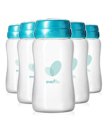 Evenflo Advanced Breast Milk Collection Bottles 5oz 6 Pack