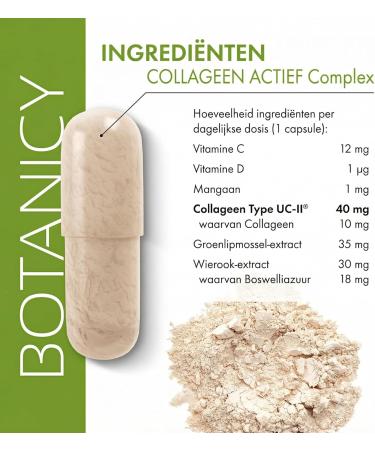 Botany BOTANICY Collagen Aktiv Complex unique cartilagebone complex with patented UCII collagen 100 natural for bones and joint health 30 capsules monthly pack - Buy Online on GoSupps.com