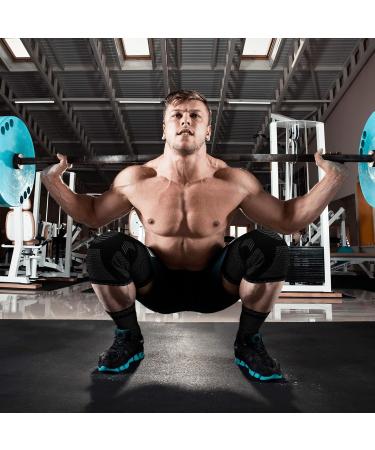 Vigo Sports Ankle Bandage Set - 7 Zones Compression Supports for Joint Pain & Heel Spur Relief | Ergonomic Design for Maximum Stability - Black L - Buy Online on GoSupps.com