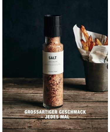 Nicolas Vahe Chili Salt - Danish Design Ceramic Mill | French Sea Salt & Chili Blend for Gourmet Cooking - Buy Online on GoSupps.com