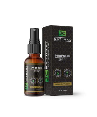 CGMLABS Propolis Throat Spray - Water Soluble Alcohol Free. Natural Immune Support. Fights Harmful Organisms Powerful Antioxidant- 1 fl oz (30ml) by JC Natural