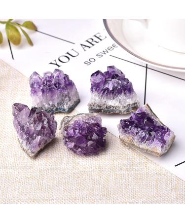 JITEM 1pcs Natural Amethyst Crystal Cluster Quartz Raw Crystals Stone Purple Stone Ore Home Decoration Amethyst Cluster 1PC ZJGIDTEM 1PC Amethyst Cluster - Buy Online on GoSupps.com