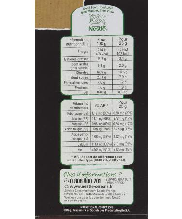 Nestl Chocapic Cereal Bars 300g - Pack of 4 - Buy Online on GoSupps.com