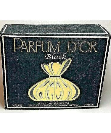 PARFUM D'OR BLACK FOR WOMEN 3.3 OZ / 100 ML EAU DE PARFUM SPRAY
