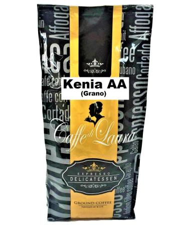 Caffe di Laura Gourmet Selection Coffee " Caffe di Laura Kenya "AA" Colombia "Supreme" Ethiopia "Sidame" Grain or ground. Presentation in tin or stock exchange. (Kenya "AA" GRAIN in bag 1 kg)
