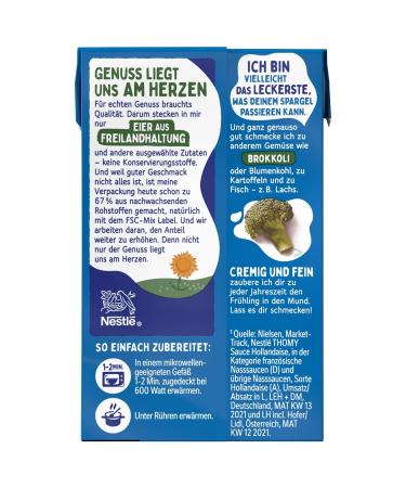 Thomy Les Sauce Hollandaise 6-Pack (6x250ml) | International Shipping Available - Buy Online on GoSupps.com