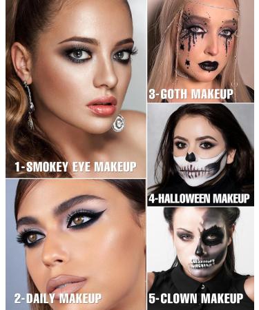 HOOMUSS Smoky Eye Shadow Palette 8Color - Black - Buy Online on GoSupps.com