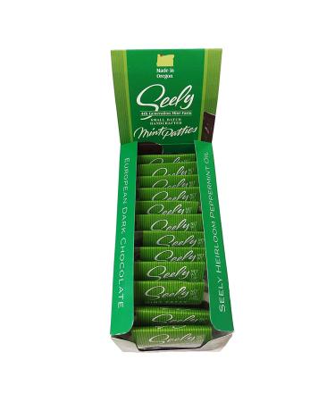 Seely Mint Patty Dark Chocolate Box - 12 Pack (1 oz Patties) | Gourmet Treats - Buy Online on GoSupps.com
