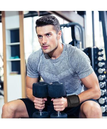 Adjustable Wrist Wrap Brace Set for Carpal Tunnel Support - 4 Pieces - Men and Women - Sports Weightlifting - 16.5 x 3.1 Inches - Buy Online on GoSupps.com