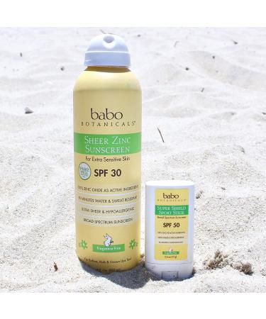 Babo Botanicals Super Shield Zinc Sport Stick SPF 50 - Organic, Fragrance-Free Sunscreen for Baby & Sensitive Skin (0.6 oz) - Buy Online on GoSupps.com