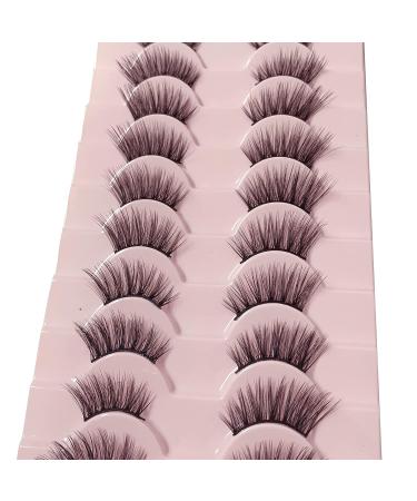 Natural Cat Eye Half Lashes - 3D Faux Mink False Eyelashes (B28) - Buy Online on GoSupps.com
