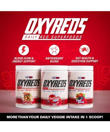 EHP Labs OxyReds Superfood Beets Powder | Organic Beet Root Nitric Oxide Supplement | Immune Support & Digestive Health | 30 Servings - Fruit Xplosion - Buy Online on GoSupps.com