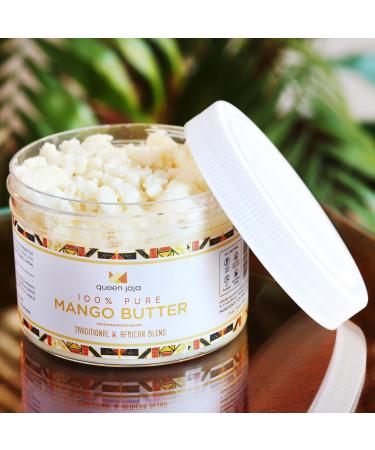 Handcrafted 100% Pure Mango Butter - Traditional West African Blend | Small Batch Nutrient Rich | 6 Ounce - Shop Now - Buy Online on GoSupps.com