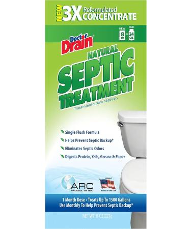 Doctor Drain Natural Septic Treatment - 6 Pack - Buy Online on GoSupps.com