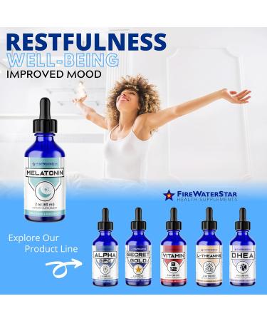 FWS Liquid Melatonin Drops for Adults and Kids - 99% Pure Bioactive Melatonin - Organic Non-GMO Vegan - Minimal Ingredients - Easy Adjustable Dosing - Helps to Promote Restful Sleep - 2oz - Buy Online on GoSupps.com