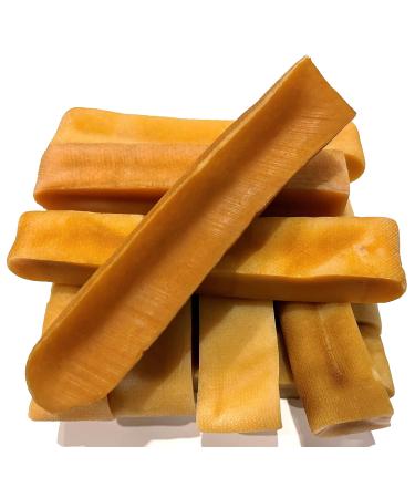 Himalayan Yak Cheese Dog Chew - Himalayan Dog Chew - Cheese Bones for Dogs - Dog Chew - Long Lasting Dog Treats for Aggressive Chewers - Keeps Dogs Busy - Sherpa Chew - *(Large 6 Pack)*