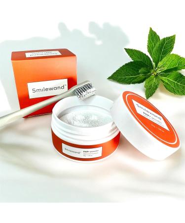 Smilewand Pap+ Teeth Whitening Powder Peroxide Free Gently Removes Stains 30g Whitening Toothpaste Powder Hydroxyapatite Xylitol - Buy Online on GoSupps.com