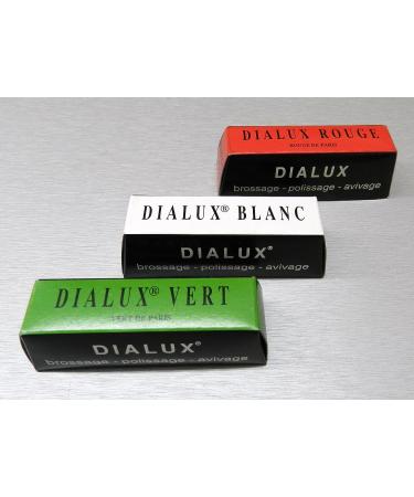 Dialux Jewelers Rouge Polish - Green, White & Red - 3 Bars | For Gold & Silver Jewelry - Buy Online on GoSupps.com