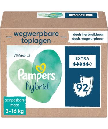 Pampers Old Version - Pack of 92 Absorbent Disposable Topsheets | Extra Comfort & Protection - International Shipping Available - Buy Online on GoSupps.com