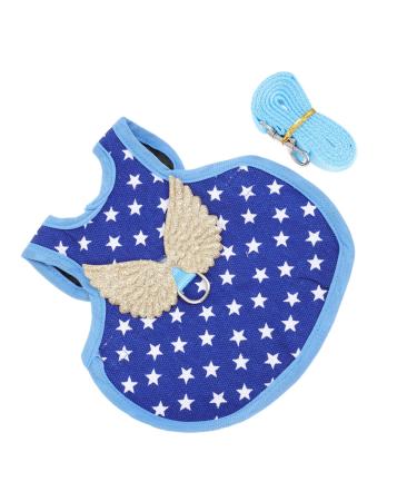 BESPORTBLE Chicken and Duck Vest Pet Harness Adjustable Hen Soft Harness Small Dog Harness Chicken Chest Blue