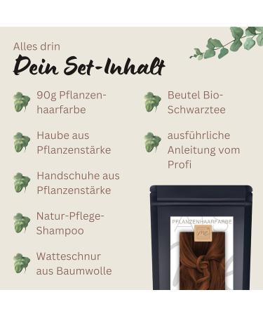 Thats me organic Professional Plant Hair Color Set - Warm Chestnut Brown | Organic Chemical-Free Hair Coloring Safe for Pregnancy & Breastfeeding - Buy Online on GoSupps.com