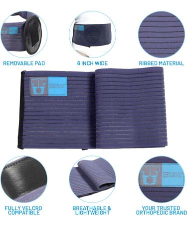 Everyday Medical Umbilical Hernia Belt - For Women and Men Abdominal Hernia Binder for Belly Button Navel Hernia Support Helps Relieve Pain - for Incisional Epigastric Ventral & Inguinal Hernia Small/Medium (Pack of 1) - Buy Online on GoSupps.com