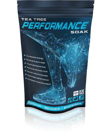 Tea Tree Performance Foot and Body Soak with Epsom Salt. Refresh Dry Heals  soar feet  Aching Muscles.