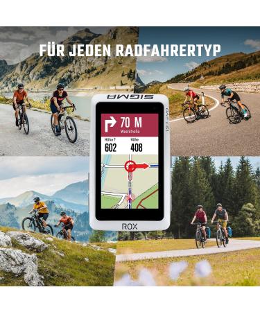 Buy Sigma ROX 12.1 EVO Basic Set - White Bicycle Navigation System | Bluetooth GPS GLONASS | International Shipping Available - Buy Online on GoSupps.com