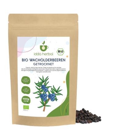IDDA Herbal Baies de Geni vre S ch es BIO 1kg Baies de Geni vre Bio Enti res sans Sucre Ajout 1 KG