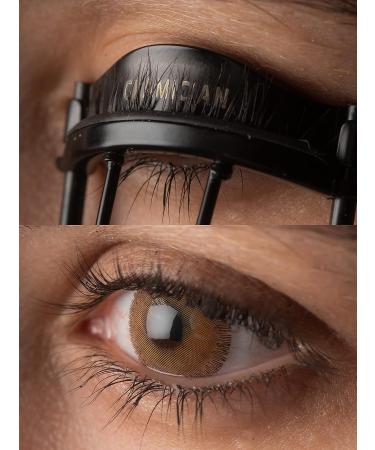 GlaMician Professional Eyelash Curler with Replacement Pads - Curl Eyelashes Naturally, No Pinching or Pain - Silver - Buy Online on GoSupps.com