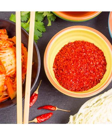 Choripdong Gochugaru Red Pepper Chilli Powder 454g - Coarse Flake for Kimchi | 1LB - Buy Online on GoSupps.com