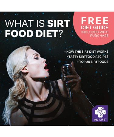 MD.Life Sirt Food Diet Shake - Vegan Super Green Meal Replacement Powder - 16 Servings - Buy Online on GoSupps.com