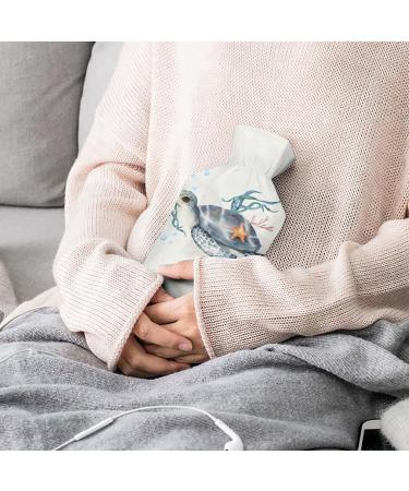Turtle Hot Water Bottle with Plush Cover | 26.5x15.3cm Bed Warmer for Adults & Kids - International Shipping Available - Buy Online on GoSupps.com