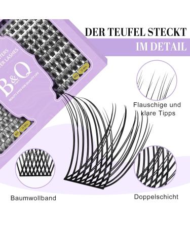 208 PCs Eyelash Extension Kit - B & Q DIY Lash Cluster for Beginners | Reusable Individual Lashes (8-16 Mix B01+B02) - Perfect for At-Home Extensions - Buy Online on GoSupps.com