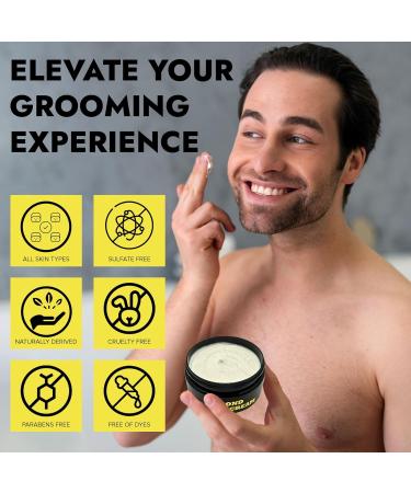 Almond Shaving Cream for Men Smooth and Hydrating Shave Cream Moisturizing Formula Almond Infused Shave Gel for Sensitive Skin Gentle Almond Shave (7.5oz) - Buy Online on GoSupps.com