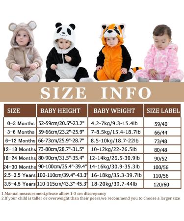 Doladola Baby Romper - Animal Dalmatians Toddler Jumpsuit for Newborns, 2-3.5 Years - Beige Bear Outfit - Buy Online on GoSupps.com