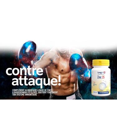 LongLife Zinc 25 | High Dosage 25mg Zinc with High Bioavailability | Over 100 Days of Treatment | Immune Defenses Strengthens Skin & Bone | Vegan & Gluten Free - Buy Online on GoSupps.com