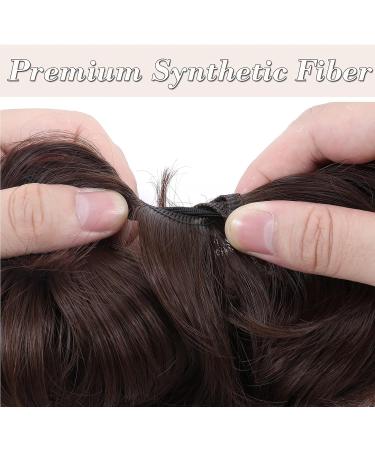 Medium Brown Messy Hair Scrunchies Thick Bun Extensions 45g Updo Ponytail Hairpiece Chignons - Hair Accessories - Buy Online on GoSupps.com